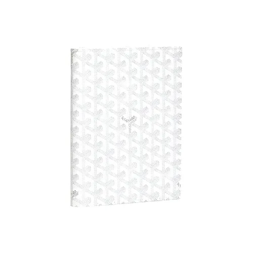 GOYARD Холст Телячья кожа Хранение Сумка Унисекс Белый