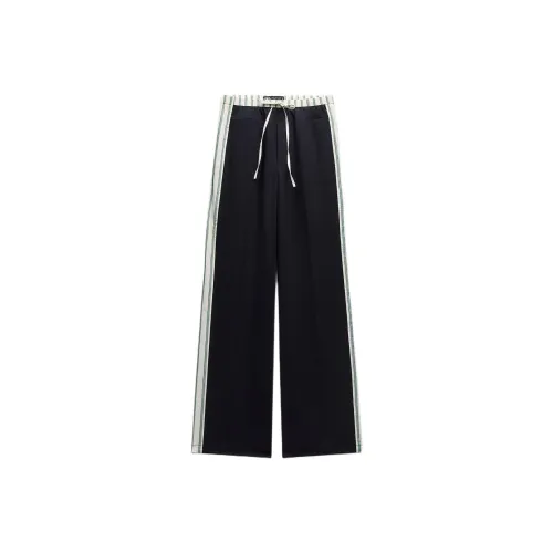 ZARA Глубокий морской синий Женские Повседневные Брюки