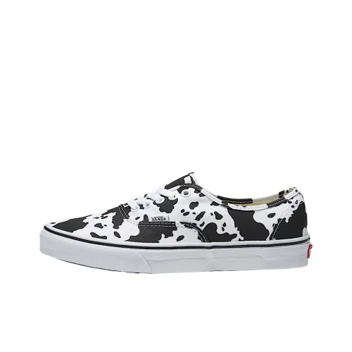 Vans Authentic Low Top Скейтборд Кроссовки Унисекс Черный Белый