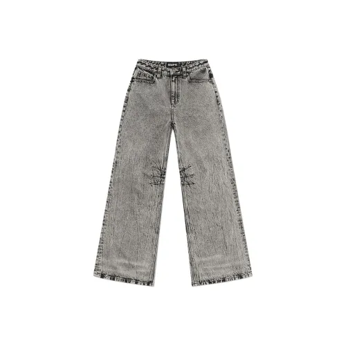 SMFK Пыльно-серые унисекс джинсы