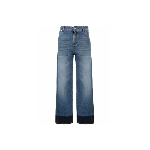 Alexander McQueen Синие Женские Джинсы