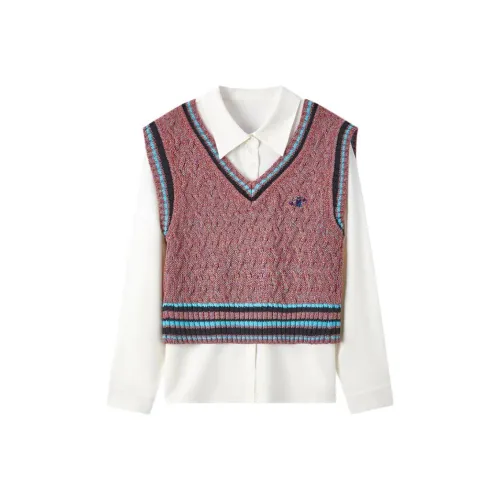 EICHITOO SS24 Рубашка Комплект Женский Серый Фиолетовый