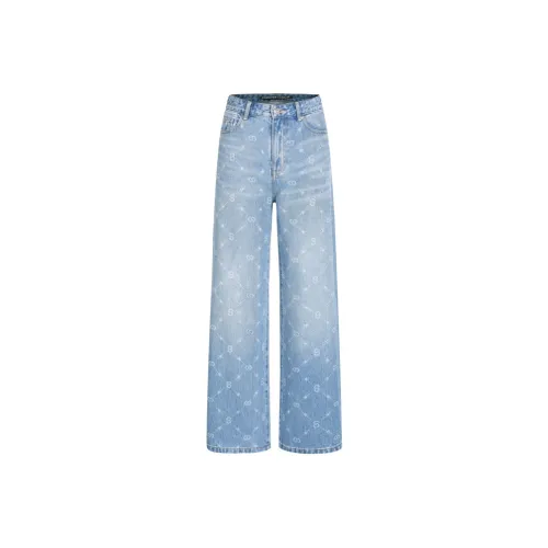 Chester Charles Джинсы Женские Светло-Синий