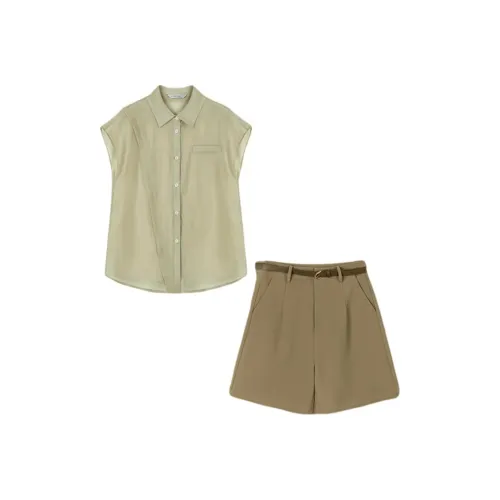 IHIMI Комплект Рубашка Matching Женская Хаки