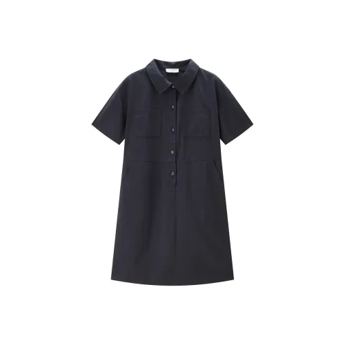 Giordano Короткий рукав Платье Женское