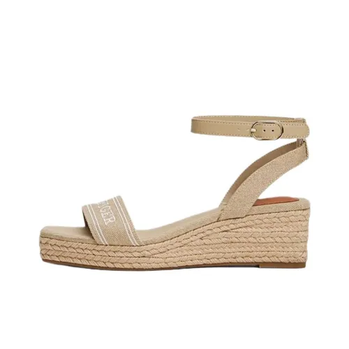 Tommy Hilfiger Wedge one Ремень Сандалии Бежевый Женские