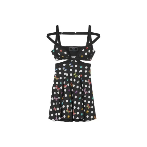 VERSACE Черные Женские Слиплатья