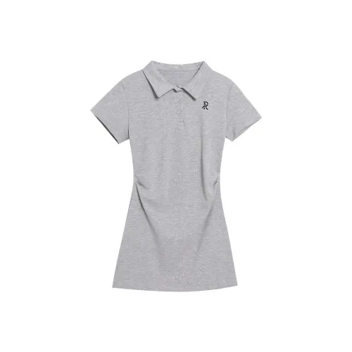 BVODE Короткий рукав Платье Женское