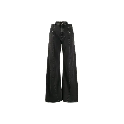Maison Margiela Женские джинсы черного цвета