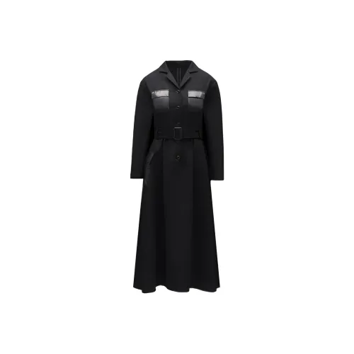 MONCLER GENIUS MONCLER GENIUS x Fujiwara Hiroshi FRGMT 21 Длинный Sleeved Платье Женские Черный