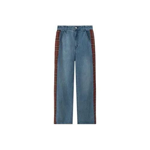 NO ONE ELSE Синие Женские Джинсы