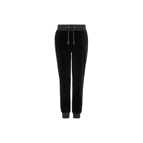 ARMANI EXCHANGE Черные Женские Вязаные Спортивные Брюки