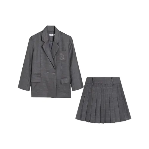 Ice Cream And Whale Бизнес-костюм женский серый