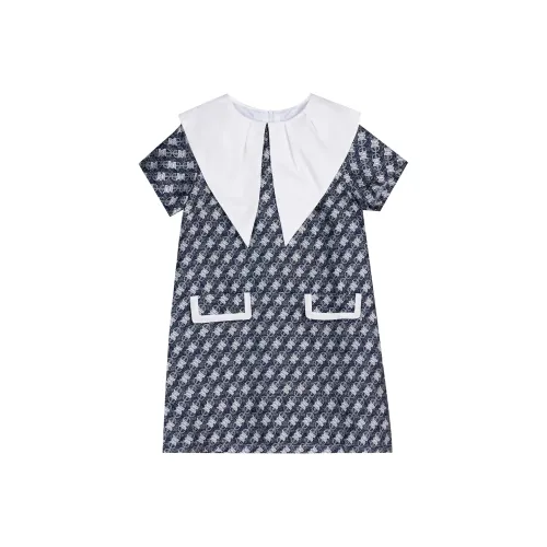 Leather Cat A Линия Юбка Платье Многоцветный