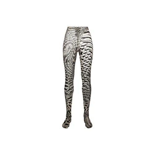 Mugler Черные Женские Леггинсы