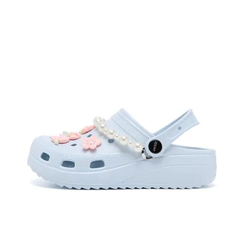 JOSINY Сабо Светло-синий Высота каблука 4,5 см Женские