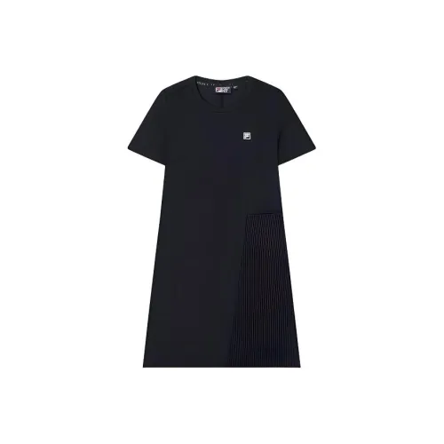 FILA Легендарный синий Женские Платья с коротким рукавом