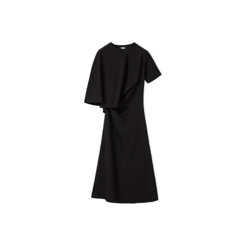 LOEWE Black Женские Короткие Платья с Рукавами