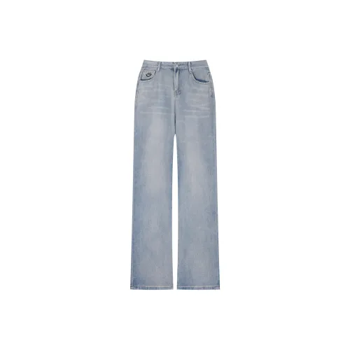 RUMMANDY Светло-синие Женские Джинсы