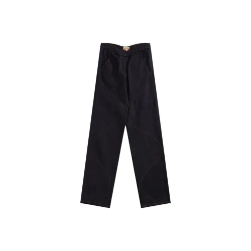 Kith Женские Джинсы Черного Цвета