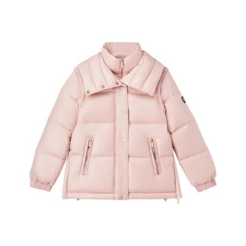 MICHAEL KORS MMK SS24 Хлопковый пуховик женский розовый