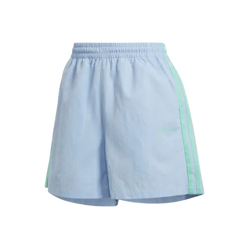adidas originals Светло-розовый синий Женские Повседневные шорты