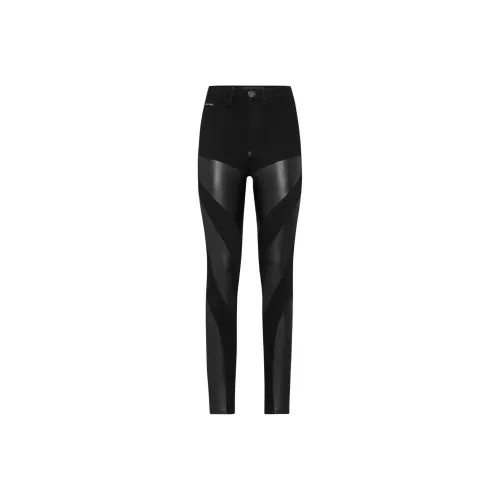 PHILIPP PLEIN Черные Женские Джинсы