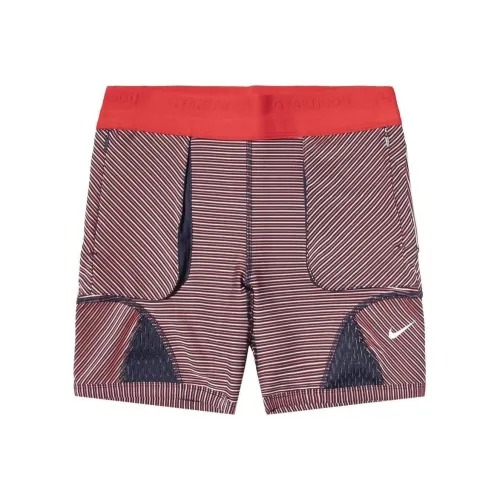 NIKE Красный синий Женские Повседневные шорты