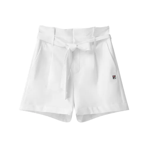 FILA Стандартные белые женские повседневные шорты