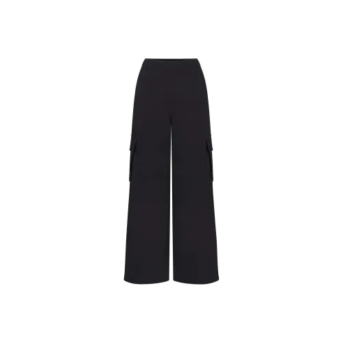 SKIMS Хлопок Флис OVERSIZED CarGo Pant Брюки карго Женские Onyx Оникс