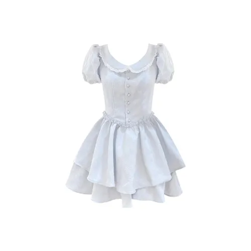 TASTILY Короткое платье с короткими рукавами женское