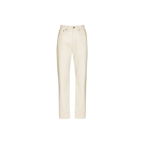 AGOLDE Экрю Женские Кожаные Брюки