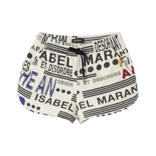 ISABEL MARANT Белые Женские Повседневные Шорты
