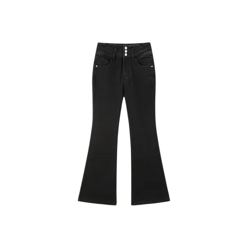 LEDIN Черные Женские Джинсы