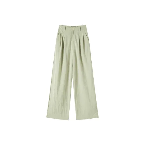 XIANGYING Повседневные брюки Женские Фруктовый зеленый