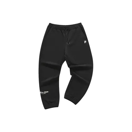 FILA FUSION UNIFORM Вязаные тренировочные брюки женские глубокий черный