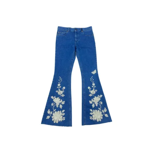 GUCCI Синие Женские Джинсы