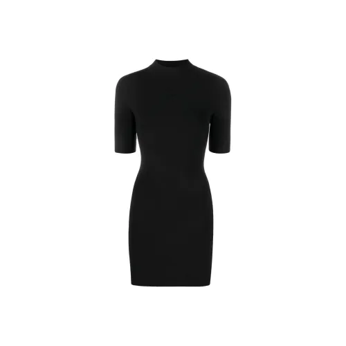 alexander wang Black Женские Короткие Платья с Рукавами
