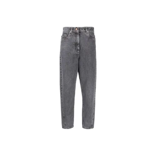 BRUNELLO CUCINELLI Серый Женские Джинсы
