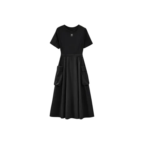 TOUCH Короткий рукав Платье Женское Черное