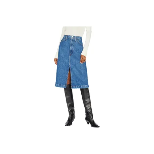 Рамка Denim Long Skirt Women's Blue