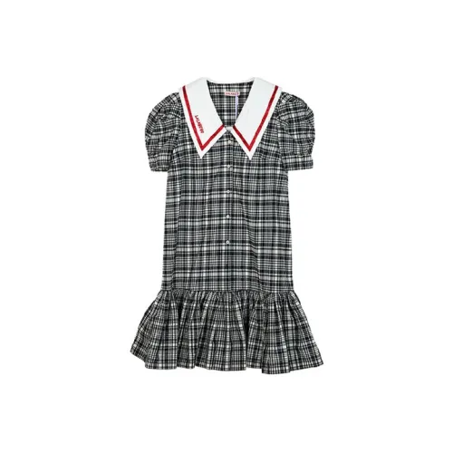 LALABOBO С рюшами на подоле Короткое Платье