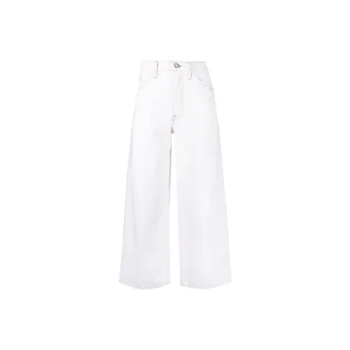 Рамка Розовый Мел Белые Женские Джинсы