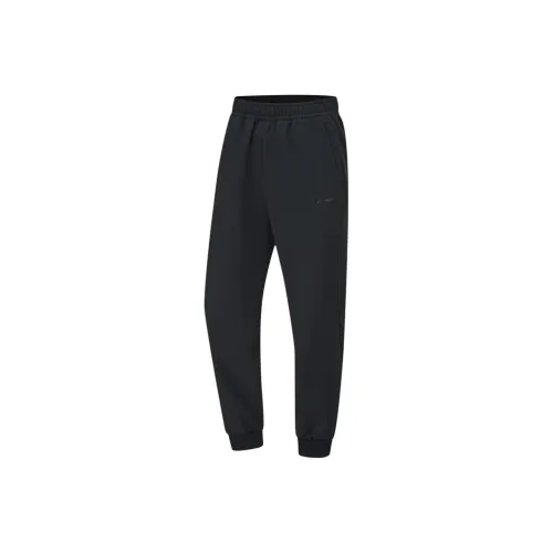 LINING Fitness Series Вязаные Спортивные Штаны Женские Черные