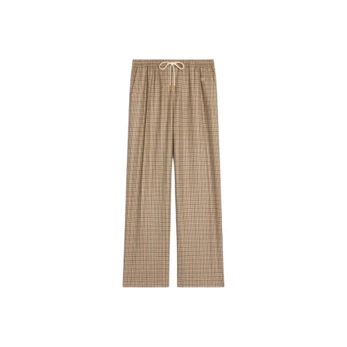 CELINE SS25 Повседневные брюки Женские Коричневый