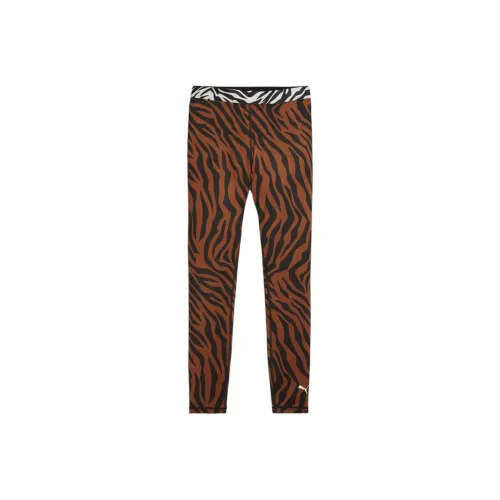 PUMA Animal Remi Leggings Женские Коричневый