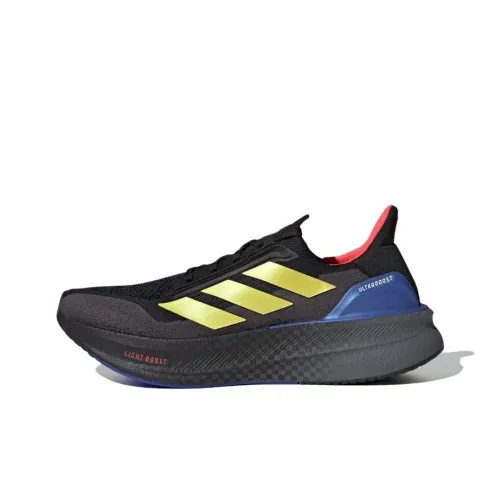 Adidas Ultraboost Light Противоскользящие Устойчивые к истиранию Низкие Беговые кроссовки Унисекс Черные