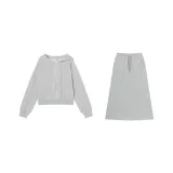 Light Photinia Gray (Пальто + Юбка)