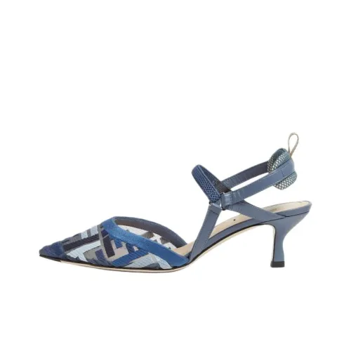 FENDI Colibrì Lite Высокие каблуки Синие Женские