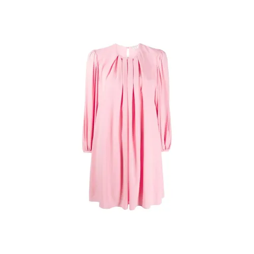 Alexander McQueen Розовый Женские Длинные Платья с Рукавами